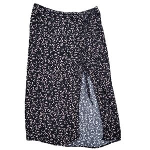Urban Romantics Black & Tan Dotted Skirt  Size Small